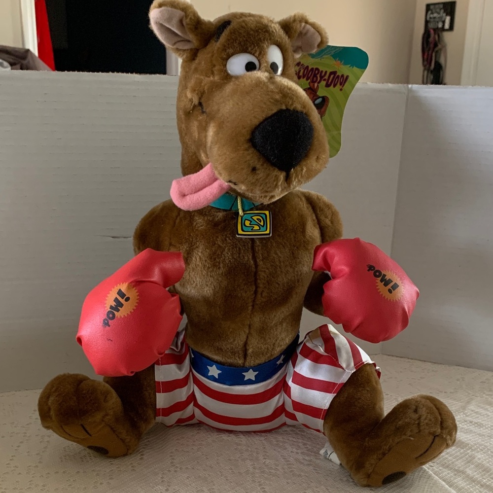 Scooby Doo PUPPY DOG BOXER HANNA-BARBERA BOXING GLOVES PLUSH STUFFED ANIMAL